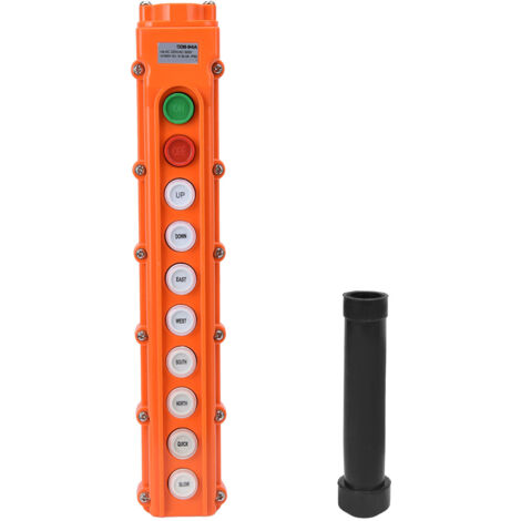 Station de Commande Étanche ABS IP65 avec Boutons Poussoirs pour Hayon Automobile 220V-500V