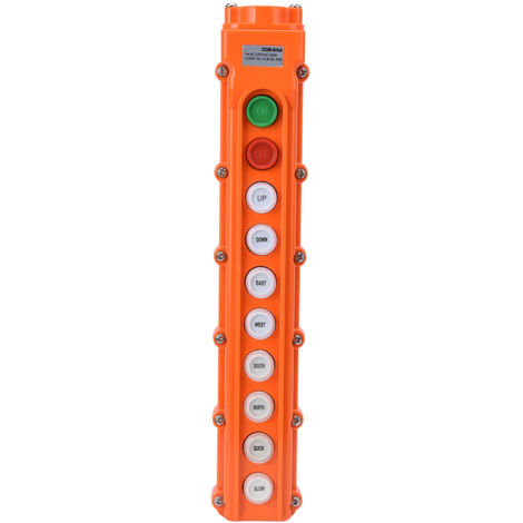 Station de Commande Étanche IP65 pour Hayon Automobile, Boutons Poussoirs ABS 220V-500V