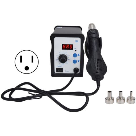 Station de Désoudage à Air Chaud Réglable, pour Décollement et Soudure, Prise US 110V