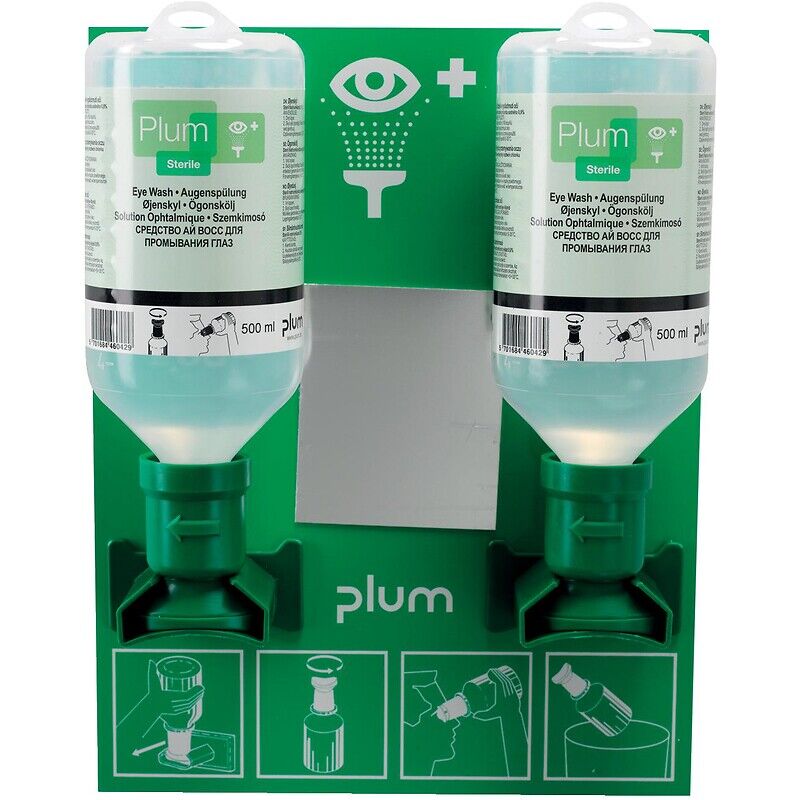 Station de lave-œil 2 x 500 ml ouvert Esculape