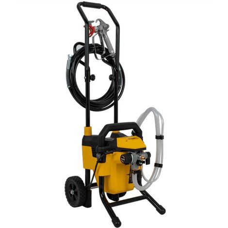 Station de peinture 850W sans air 207 bar Débit 1.1L/min Pulvérisateur de Peintures Lasures et vernis Rayon 7.5 m VITO