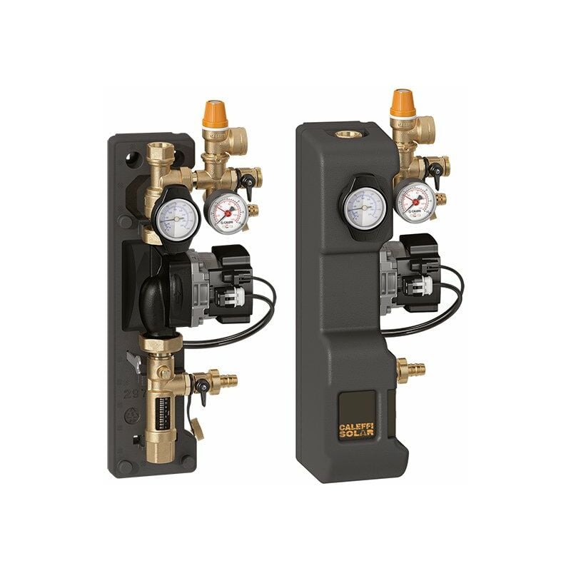 Groupe de circulation pour systèmes solaires débitmètre échelle 1-13 Caleffi 278050HE 1-13