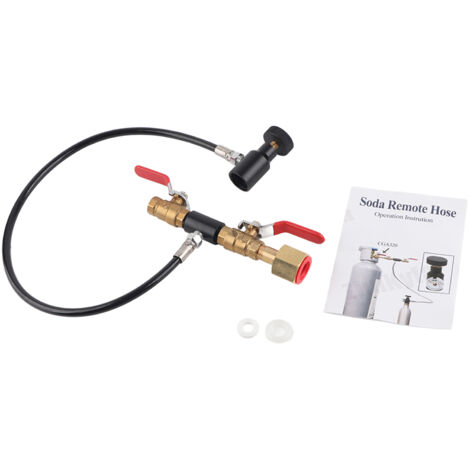 Station de Recharge CO2 CGA320 avec Adaptateur pour Remplissage de Bouteille de 24"