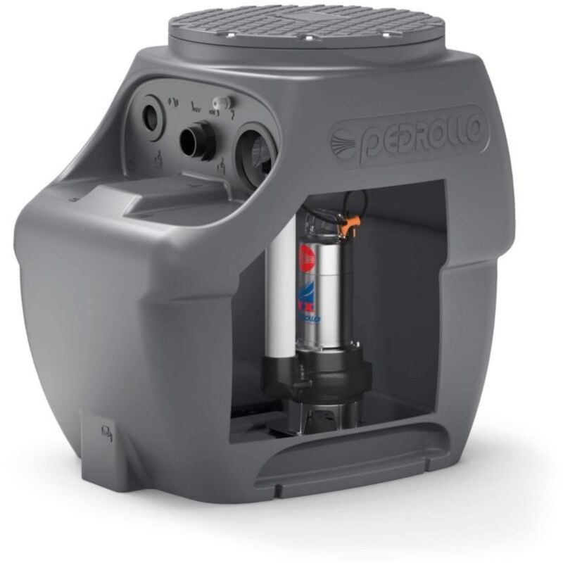 Pedrollo - Station de relevage 250L SAR250ECOVXm1050 - Pompe a eau 0,75 kW jusqu'à 30 m3/h monophasé 220V