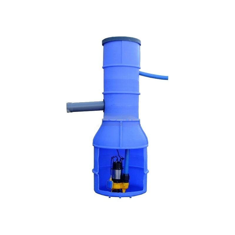 Station de relevage 345 l, 1,8 m 1 pompe 250W 150l - min 7m