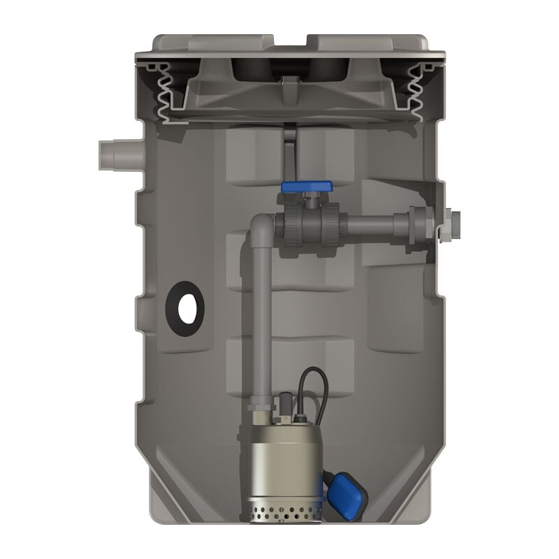 Station de relevage à enterrer Sanifos 280 Steel eaux grises, eaux pluviales ou eaux après traitement - SFA