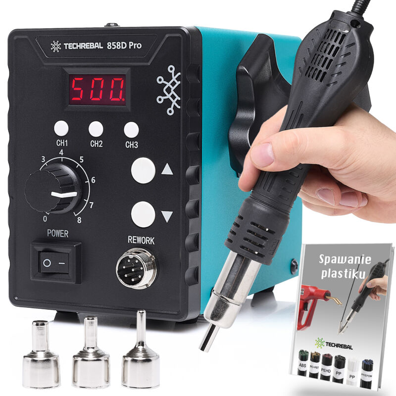 Station de soudage à air chaud TECHREBAL 858D Pro