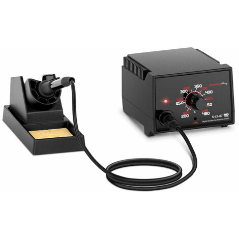 Station de soudage - Avec fer à souder et support - 45 W - Or