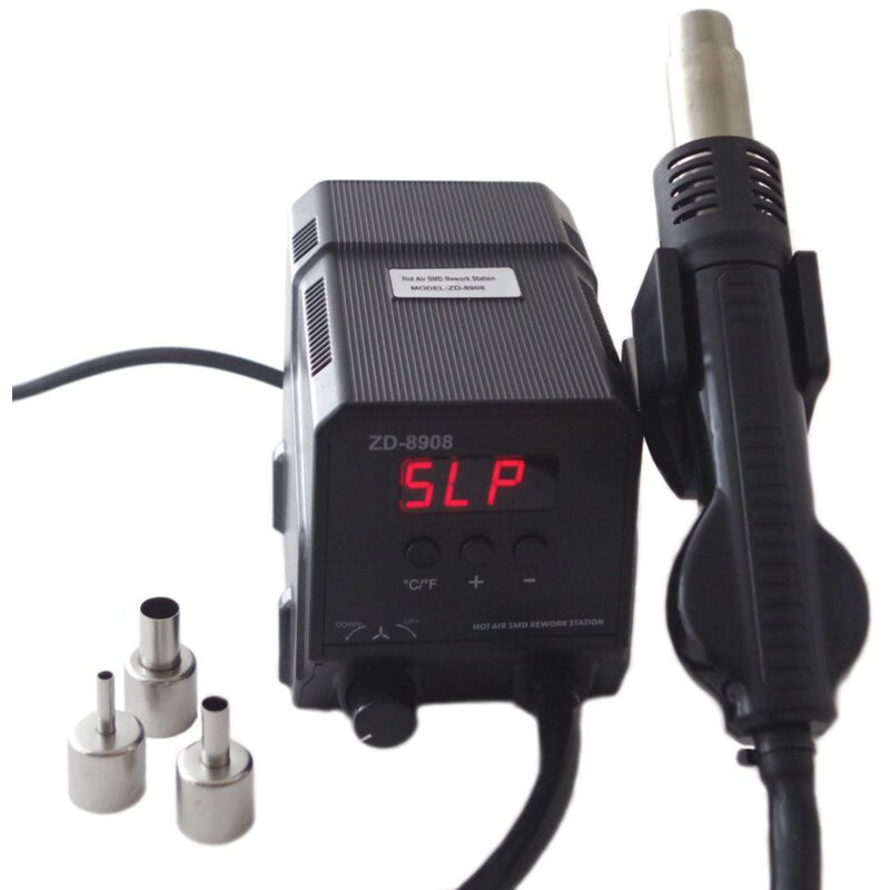 Station de soudage numérique à air chaud 300w Zd-8908