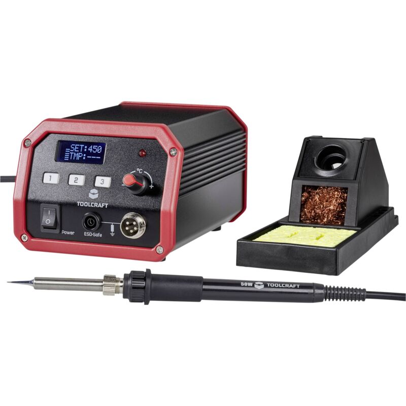 Toolcraft - Station de soudage ST-100D numérique 100 w 150 - 450 °c avec panne à souder