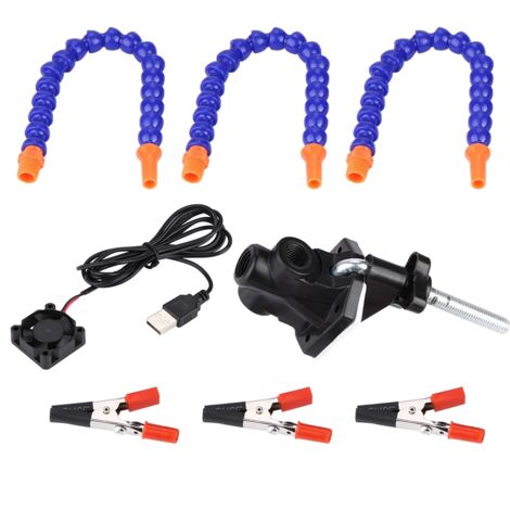 Station de soudure flexible 3 bras pour drone FPV RC avec ventilateur - Outil de réparation