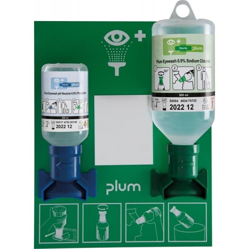 FP - Station d'urgence Yeux avec 2 bouteilles (200ml500ml)