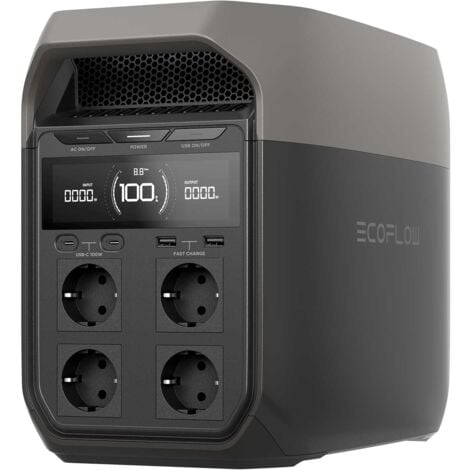 STATION ÉLECTRIQUE PORTABLE ECOFLOW DELTA 3  1024 Wh