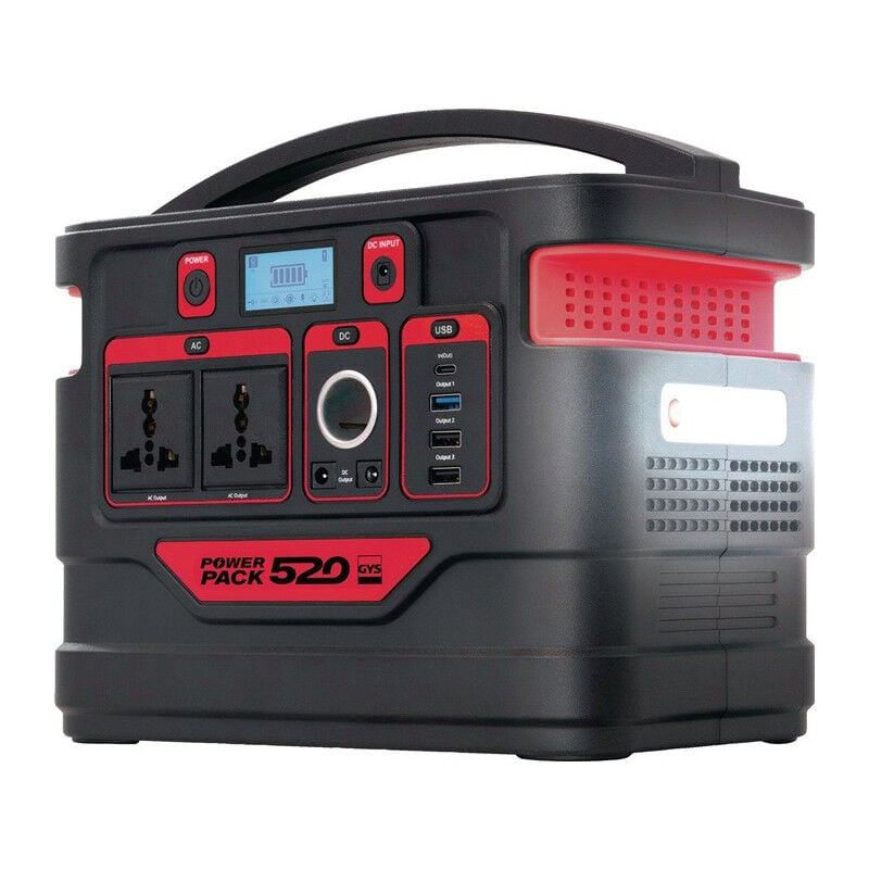 Station énergie power pack 520 capacité de la batterie 20Ah lithium-ion polymère (7 cellules)