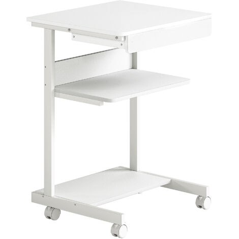 Station informatique bureau TENZO blanche
