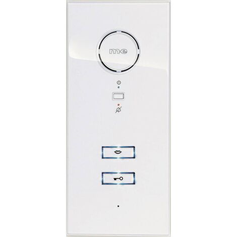 Station intérieure d'interphone filaire – Montage apparent – 9 mélodies – Alimentation 15V DC – Pour 4 unités extérieures – Blanc – M-E - ADV-100