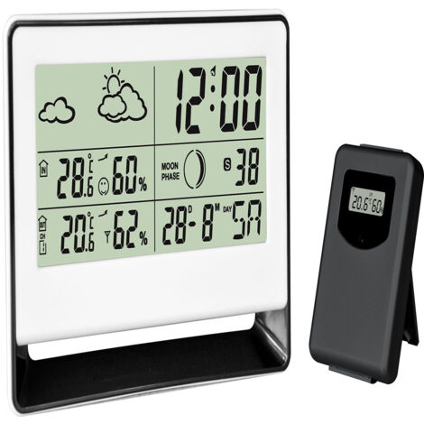 Station météo avec sonde extérieure sans fil - Chacon