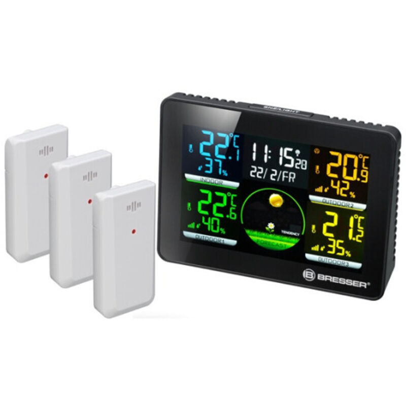 Station météo Bresser 7000023 Thermo hygro Quadro
