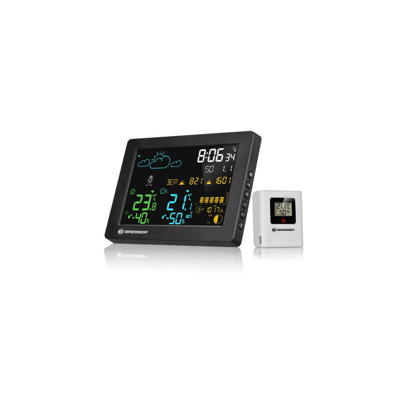 Station météo Bresser Station meteo MeteoTemp Baro hz Ecran couleur
