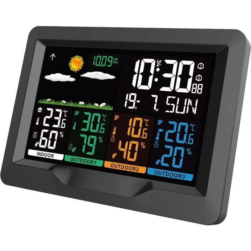 Stil - Station météo couleur avec 3 capteurs extérieurs