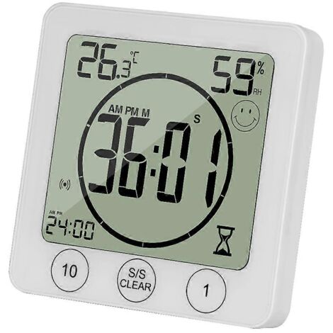 Station météo électronique avec capteur de température et d'humidité pour la maison
