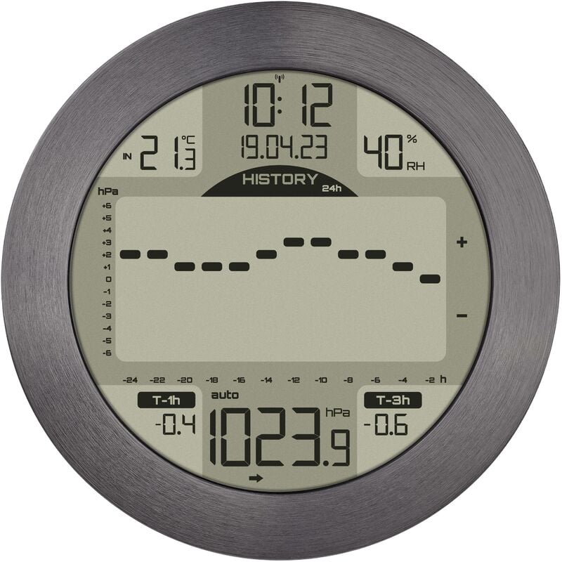 Station météo numérique numérique Tfa Dostmann 35.1124.10 anthracite R053522