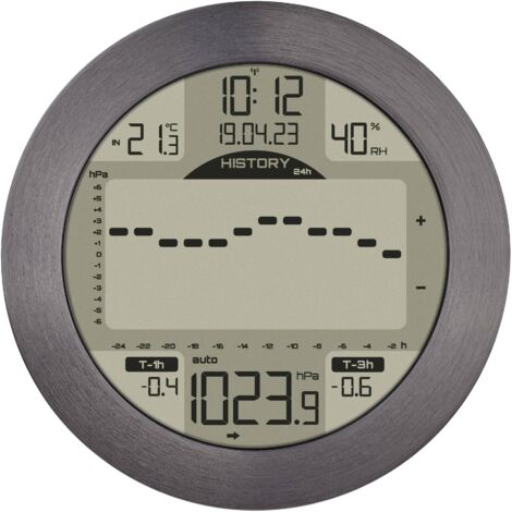 Station météo numérique numérique TFA Dostmann 35.1124.10 anthracite R053522