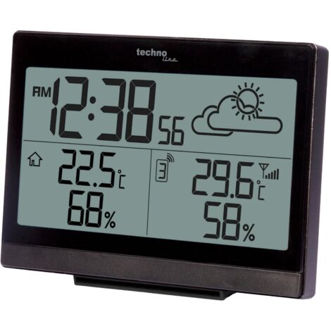 Station météo radiopilotée Techno Line WS 9252 noir X16461