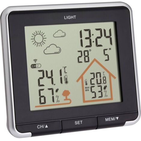 Station Météo TFA Dostmann 35.1135.02 – Radiopilotée, Numérique, Blanche, Neuve