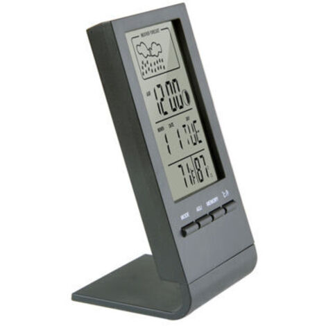 Station météo sans fil – Thermomètre, hygromètre et baromètre intérieur/extérieur – Affichage dynamique des prévisions météo – Capteur extérieur
