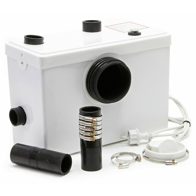 Station pompe de relevage wc + 2 installations sanitaires 240 litres par minute 600 watts