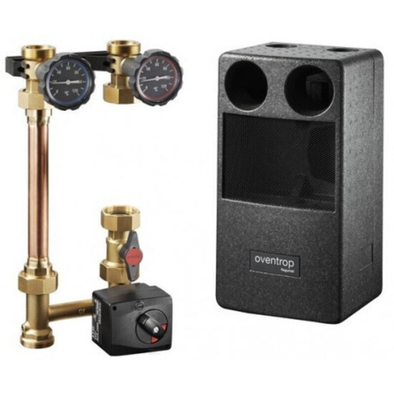 Station pour le raccordement générateur de chaleur/circuit de chauffage - regumat M3 -180 sans pompe - dn 25 - 1'