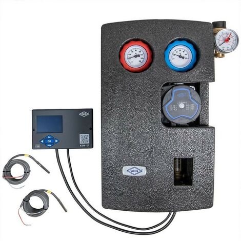 Station solaire avec circulateur solaire PWM 7,5 m et régulation KSW-E