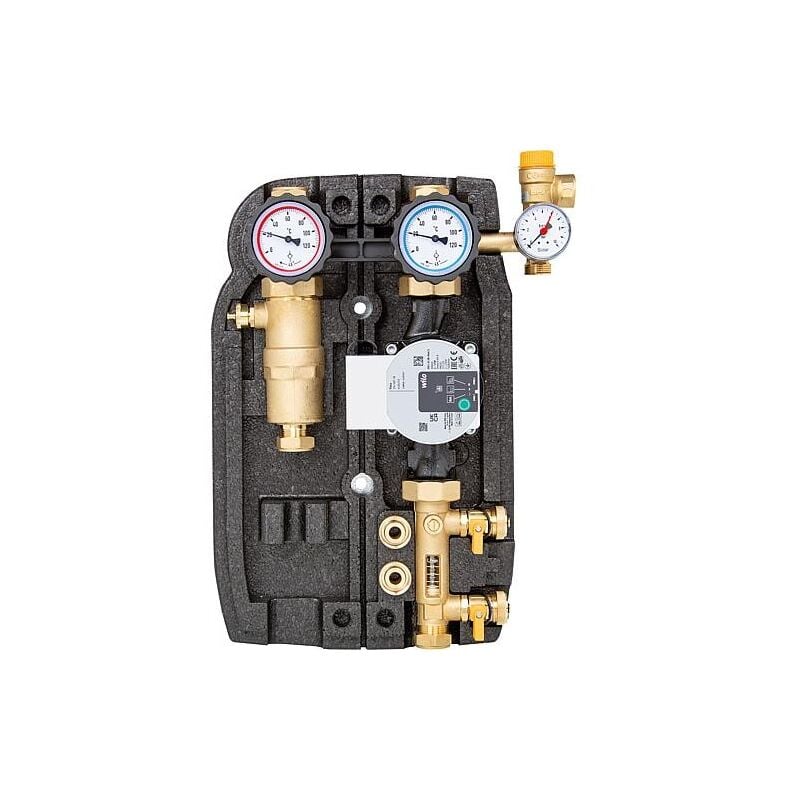 Station solaire Easyflow Basic 22mm: 2 allures, Wilo Yonos RSTG25/7,5, 2-12l/min