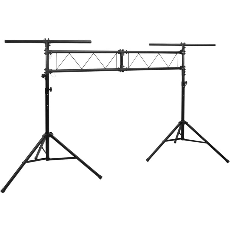 Vidaxl - Stativo per Luci Nero 338x115x(180-300)