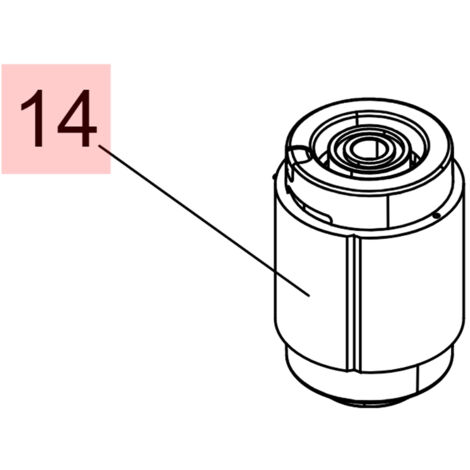 Stator moteur 80X45X70 4P 230V Blizzard Falcon Milord 500C GENIUS 00058F0188X