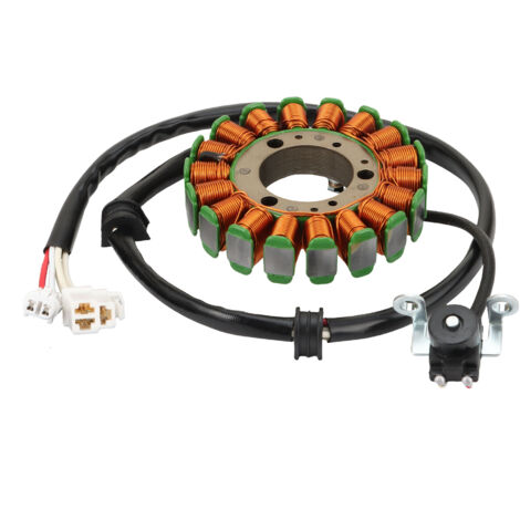 Statorspule, Magnetspule, Generatorladespule, kompatibel mit Yamaha YZF-R6 Motorrädern 2006-2014, Originalteilenummer 2C0-81410-00-00