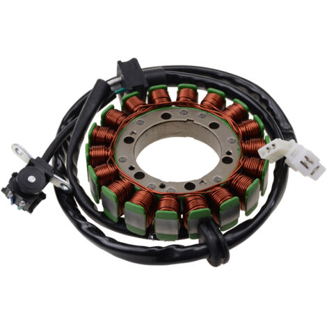 Statorspulenadapter für Yamaha FZ6 2004-2009, 3-adrig, 18-Windungen elektromagnetische Ladespule für Komponenten des Motorradmotorzündsystems.