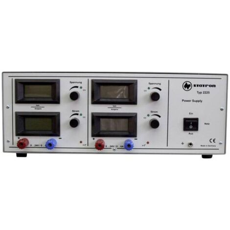 Statron 2225.2 Alimentatore da laboratorio regolabile 0 - 24 V 0 - 6 A 288 W Num. uscite 2 x