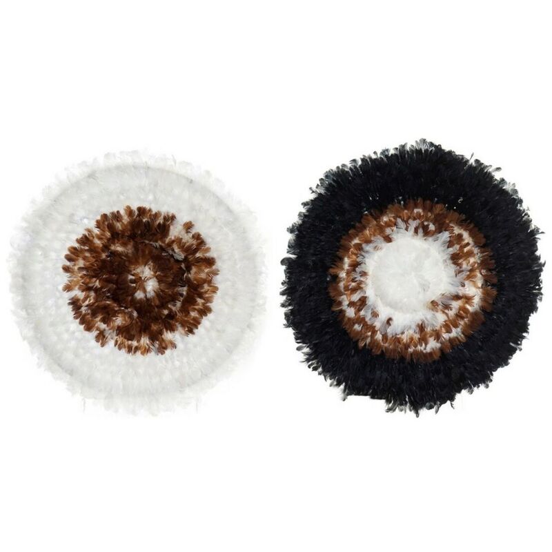 Dkd Home Decor - Statua Decorativa Naturale Nero