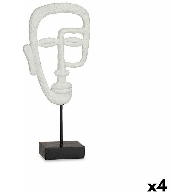 Image of Statua Decorativa Viso Bianco 19,5 x 38 x 10,5 cm (4 Unità)