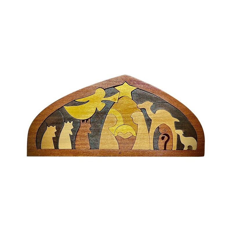 Statua di Puzzle di gesù in legno Puzzle di