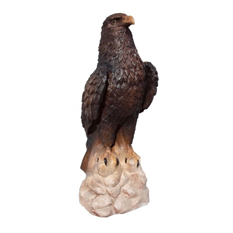 Anaparra - Statue Aigle 70cm. Pierre reconstituée Couleur