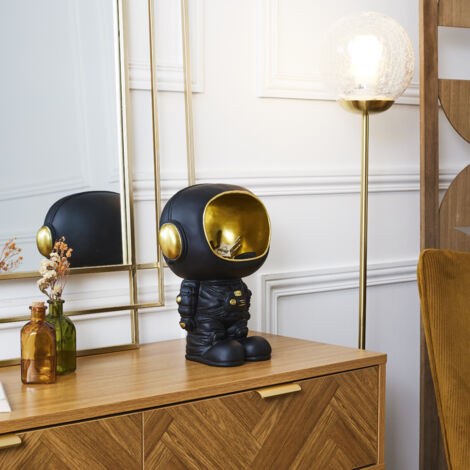 Statue Astronaute Vide Poche Noir