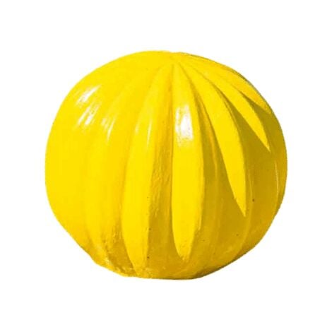 Statue cactus boule jaune 45cm