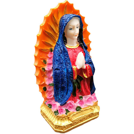 Statue catholique marie vierge marie, faite à la main, décoration de la maison, jésus, cadeau, 5cm,t6.5x10.5x19.5cm,France