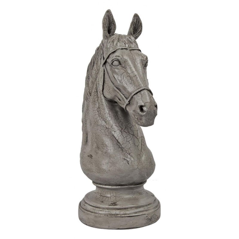 Statue cavalier Gris - Interior's