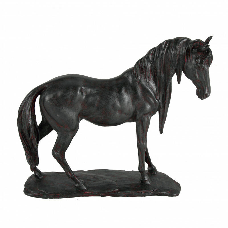 La Grande Prairie - Statue cheval résine 38x8x35cm