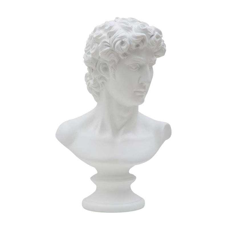 Sculture en polyrésine Roman Buste homme