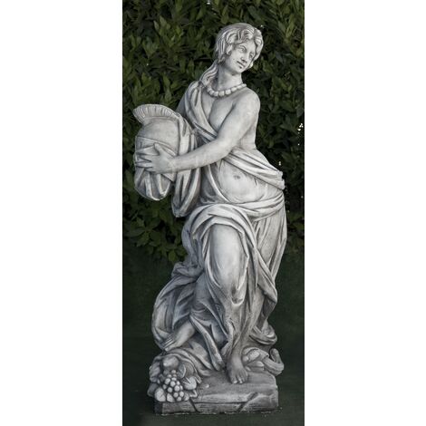 Statue classique en pierre reconstituée Athéna 44x39x140cm.